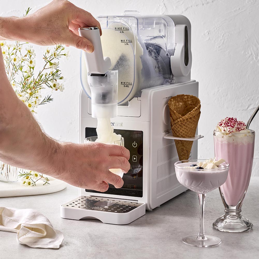 Baccarat The Swirle XXL Slushie & Ice Cream Machine White
