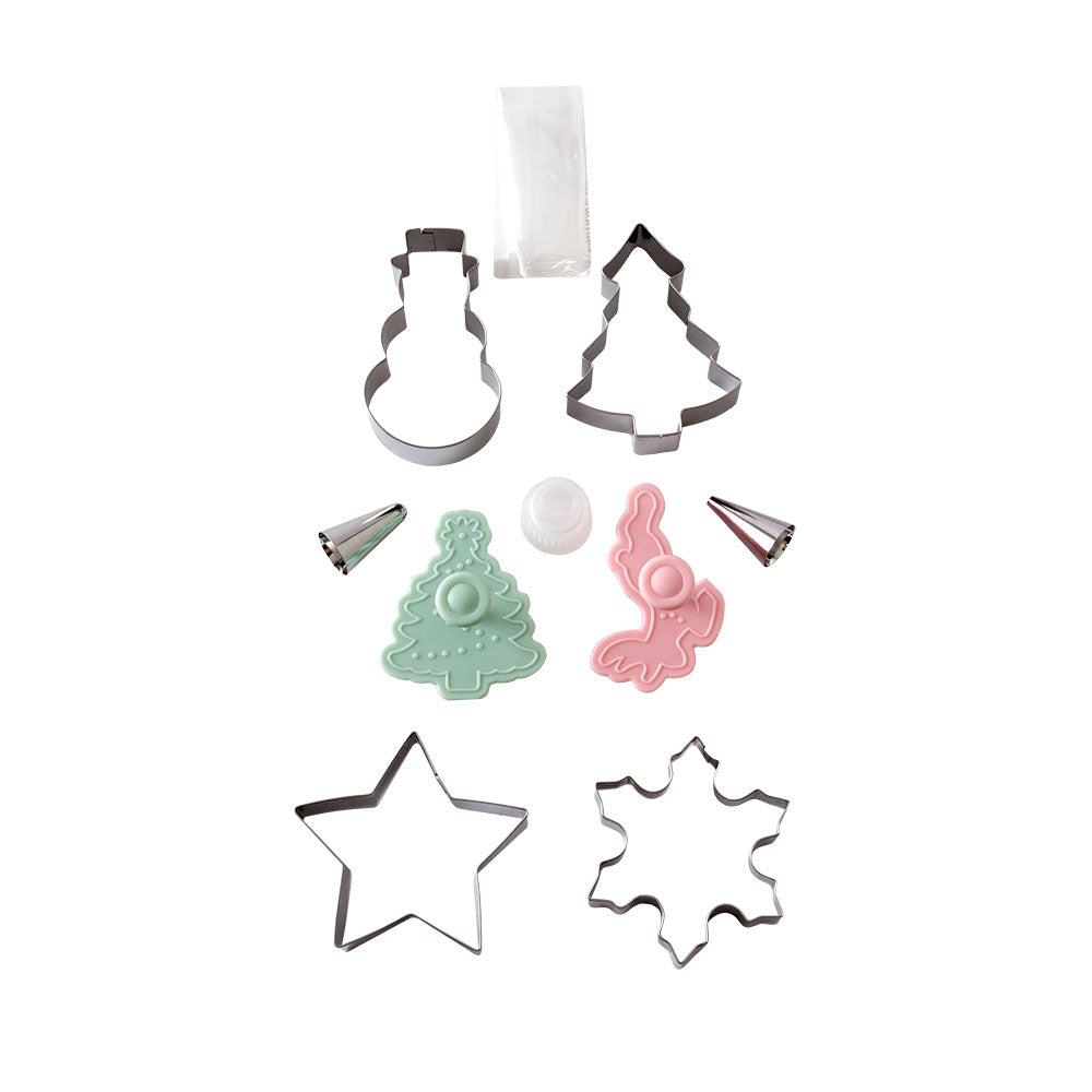 Soffritto Professional Bakeware 11 Piece Christmas Cookie Baking Set