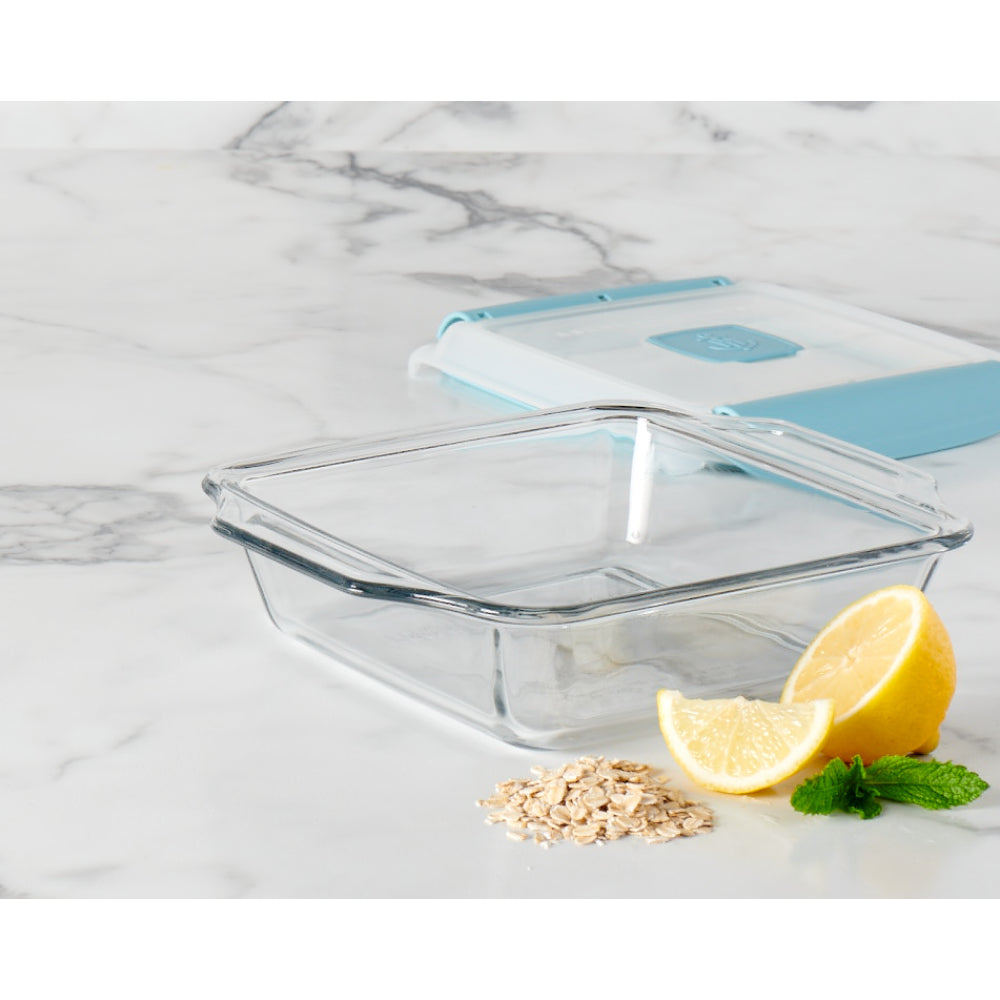 Anchor Hocking Truelock Square Baking Dish with Lid 1.9L