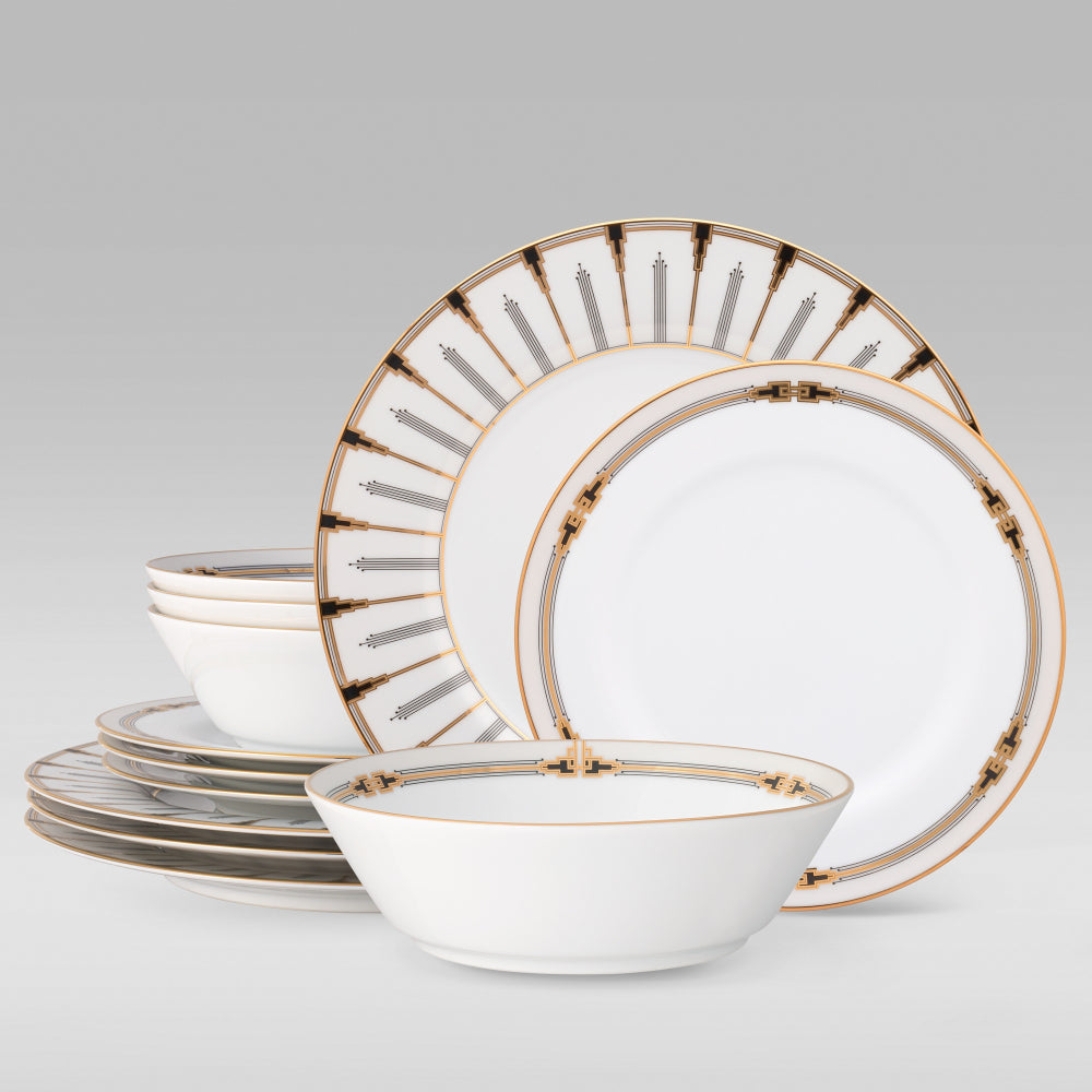 Noritake Empire Gold 12 Piece Dinner Set