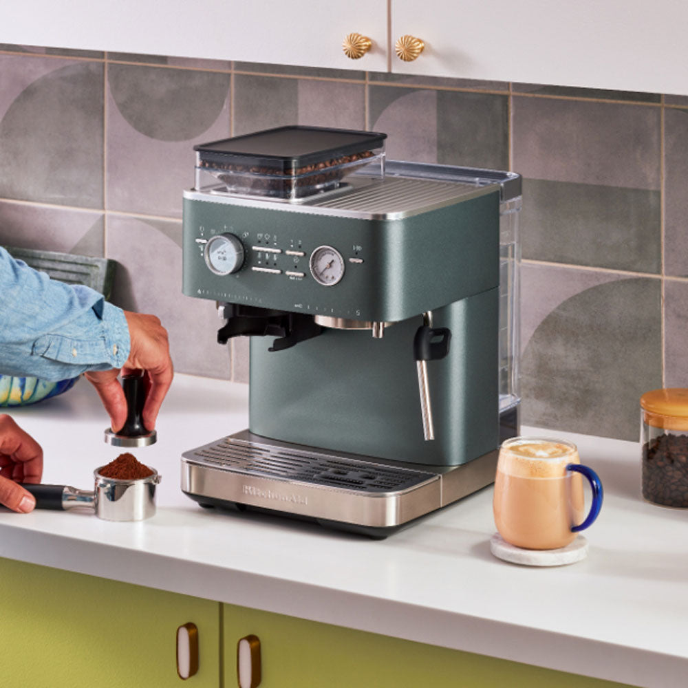 KitchenAid Semi Automatic Espresso Machine With Burr Grinder