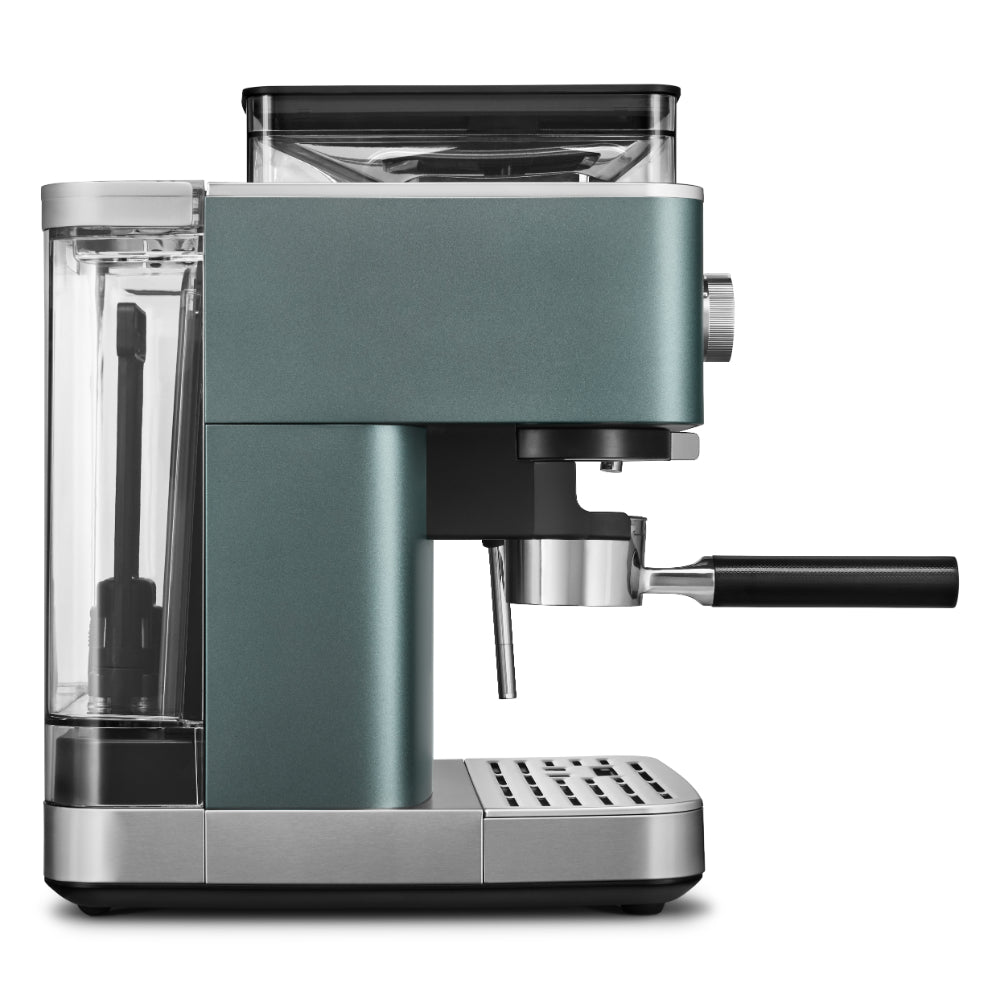 KitchenAid Semi Automatic Espresso Machine With Burr Grinder Juniper