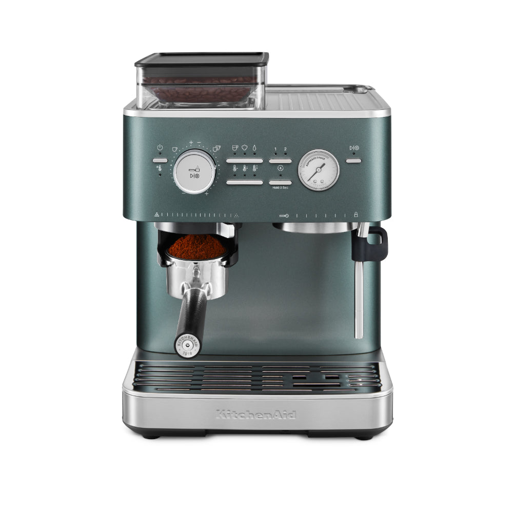 KitchenAid Semi Automatic Espresso Machine With Burr Grinder Juniper