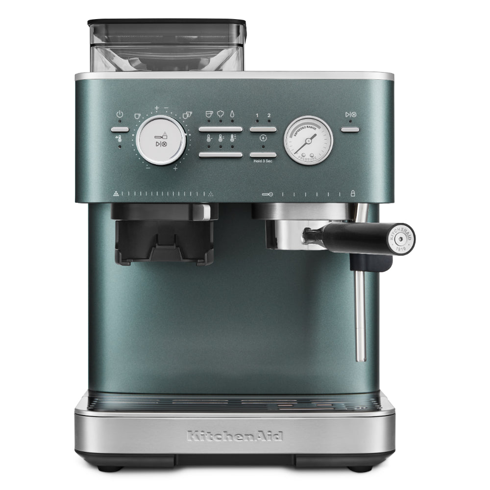 KitchenAid Semi Automatic Espresso Machine With Burr Grinder Juniper