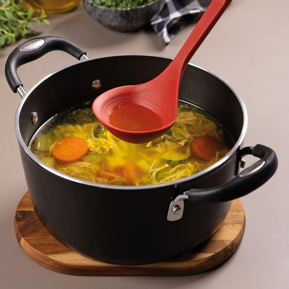 Tramontina Soffta Measure & Serving Ladle Red