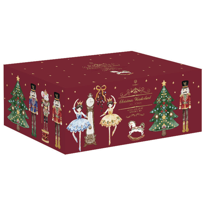 Ashdene Christmas Wonderland Burgundy Mug & Plate Set