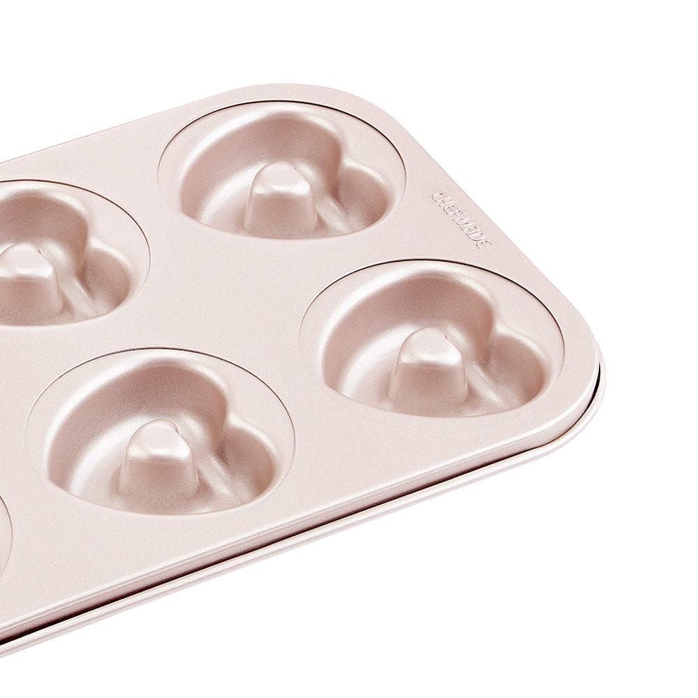 Chefmade 6 Cup Donut Heart Pan