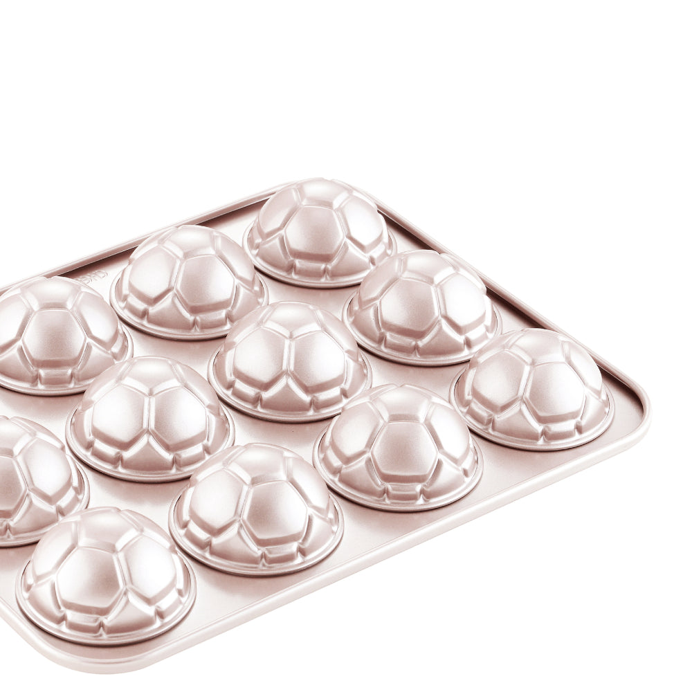 Chefmade 12 Cup Soccer & Football Ball Cake Pan