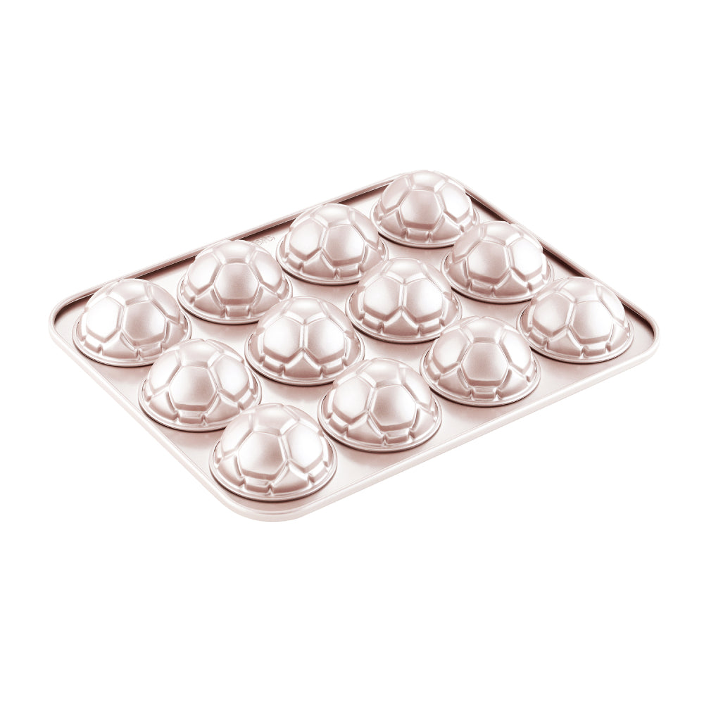 Chefmade 12 Cup Soccer & Football Ball Cake Pan