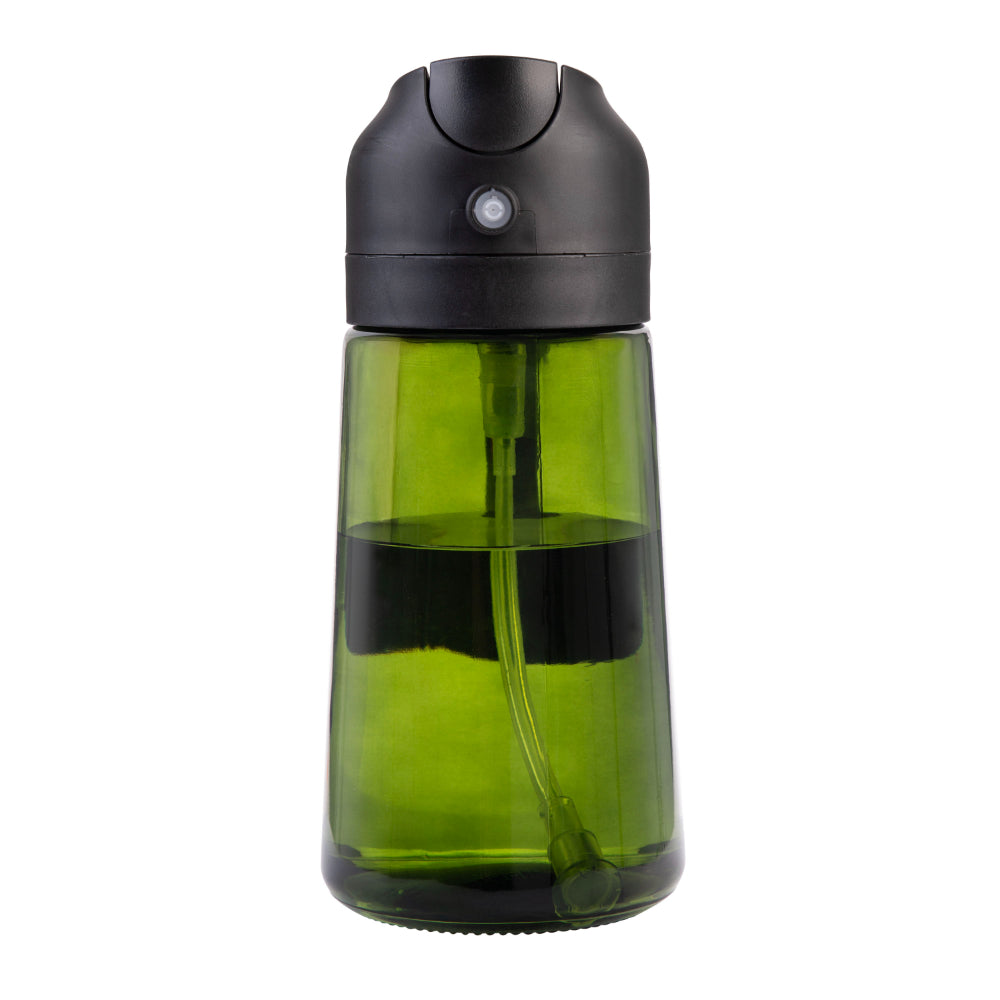 Appetito Dual Function Oil Sprayer & Pourer With Green Glass