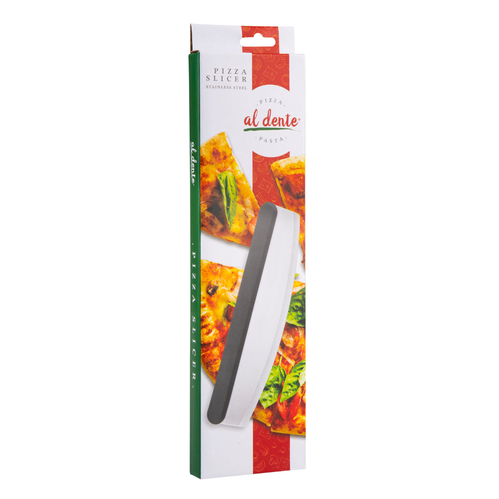 Al Dente Stainless Steel Pizza Slicer With Nylon Handle Grip 38cm
