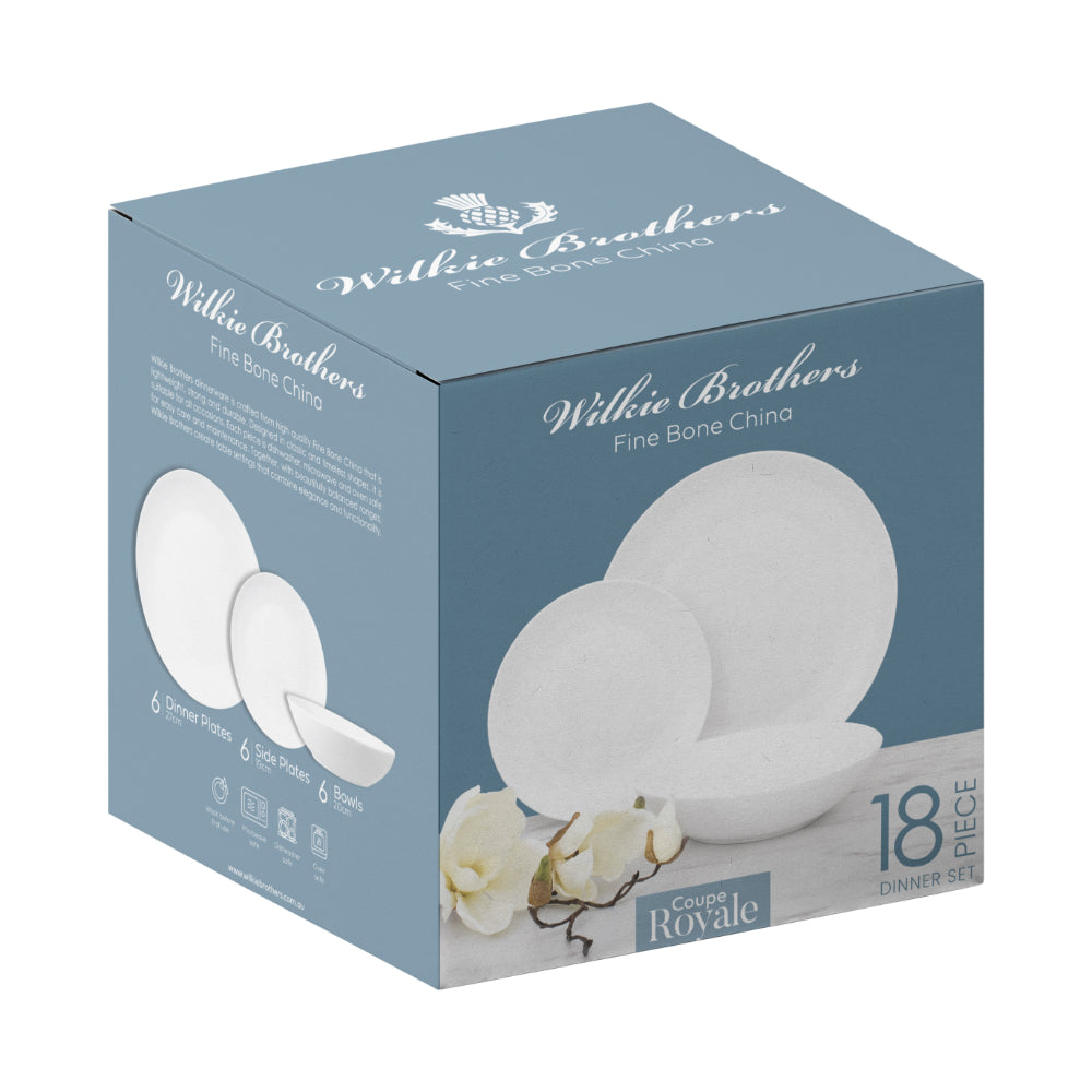 Wilkie Brothers 18 Piece Coupe Dinner Set