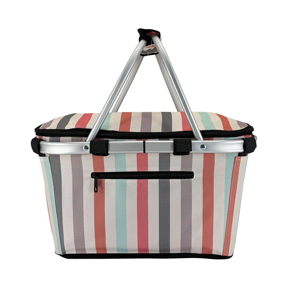 Sachi Insulated Carry Basket With Lid