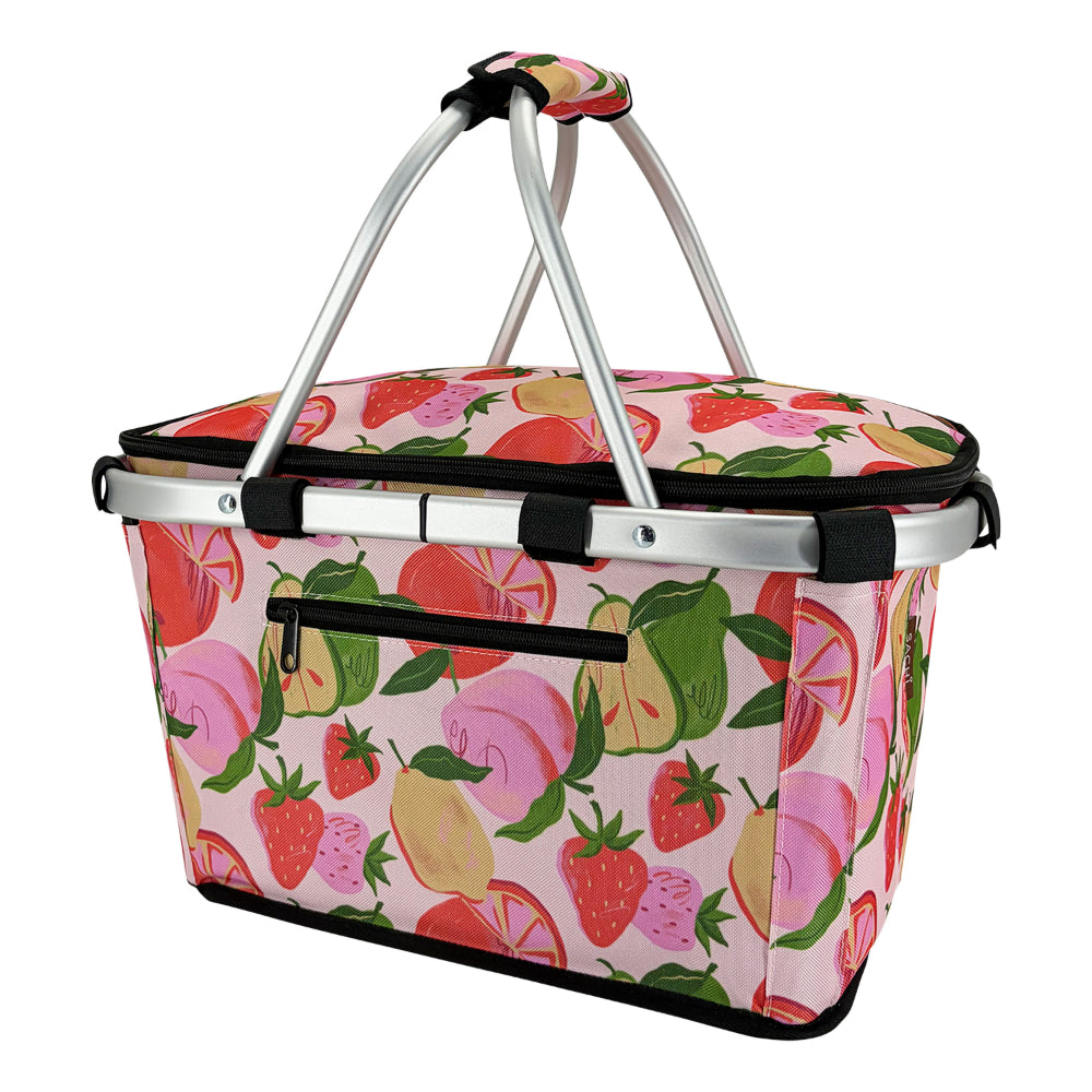 Sachi Insulated Carry Basket With Lid