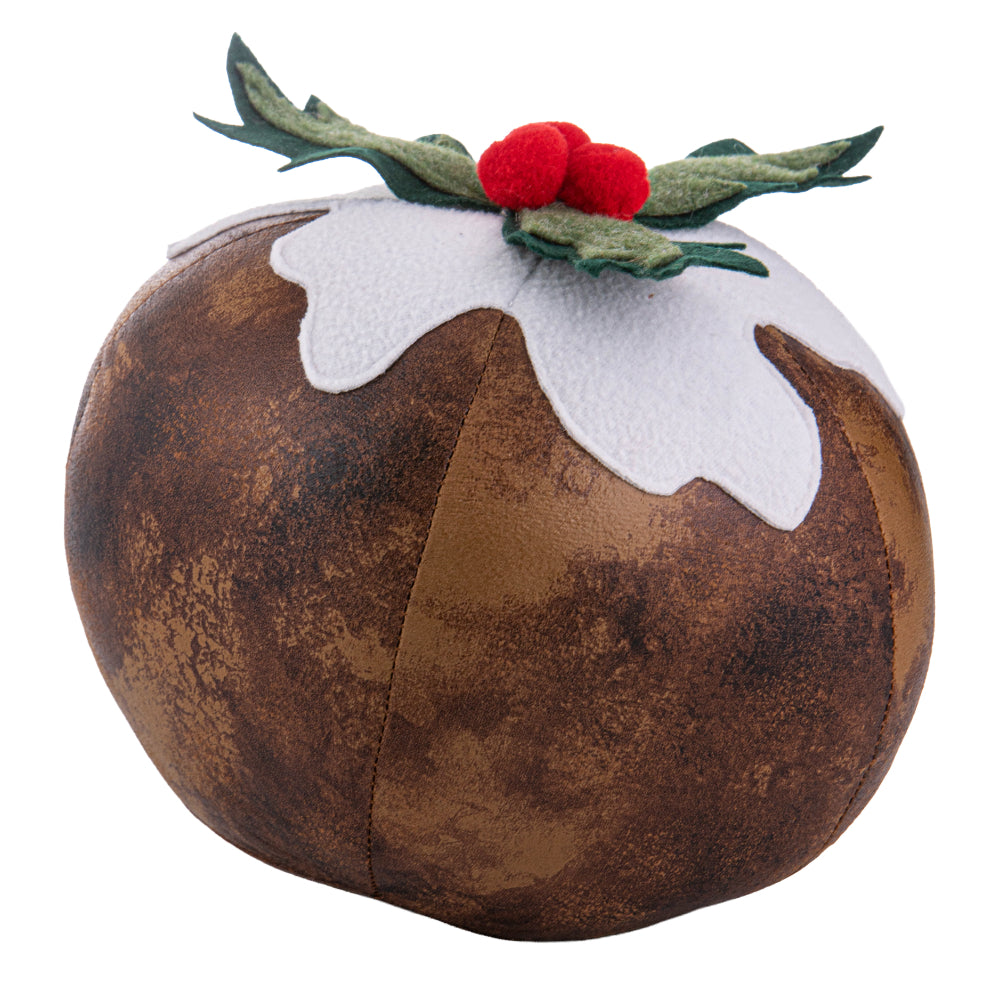 Ashdene Novelty Christmas Pudding Door Stop