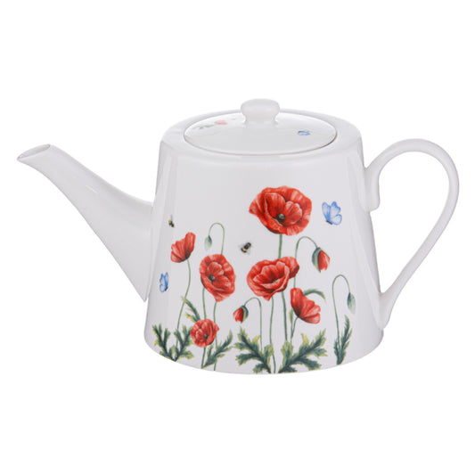 Ashdene Poppy Fields Infuser Teapot 900ml