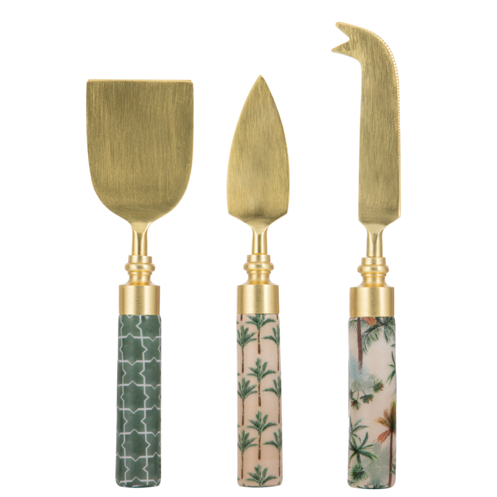 Ladelle Panama 3 Piece Cheese Knife Set