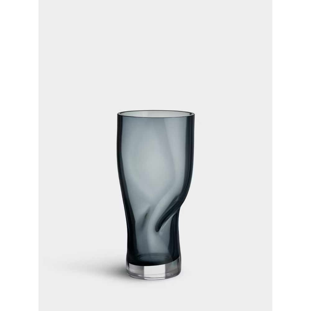 Orrefors Squeeze Vase Blue 23cm