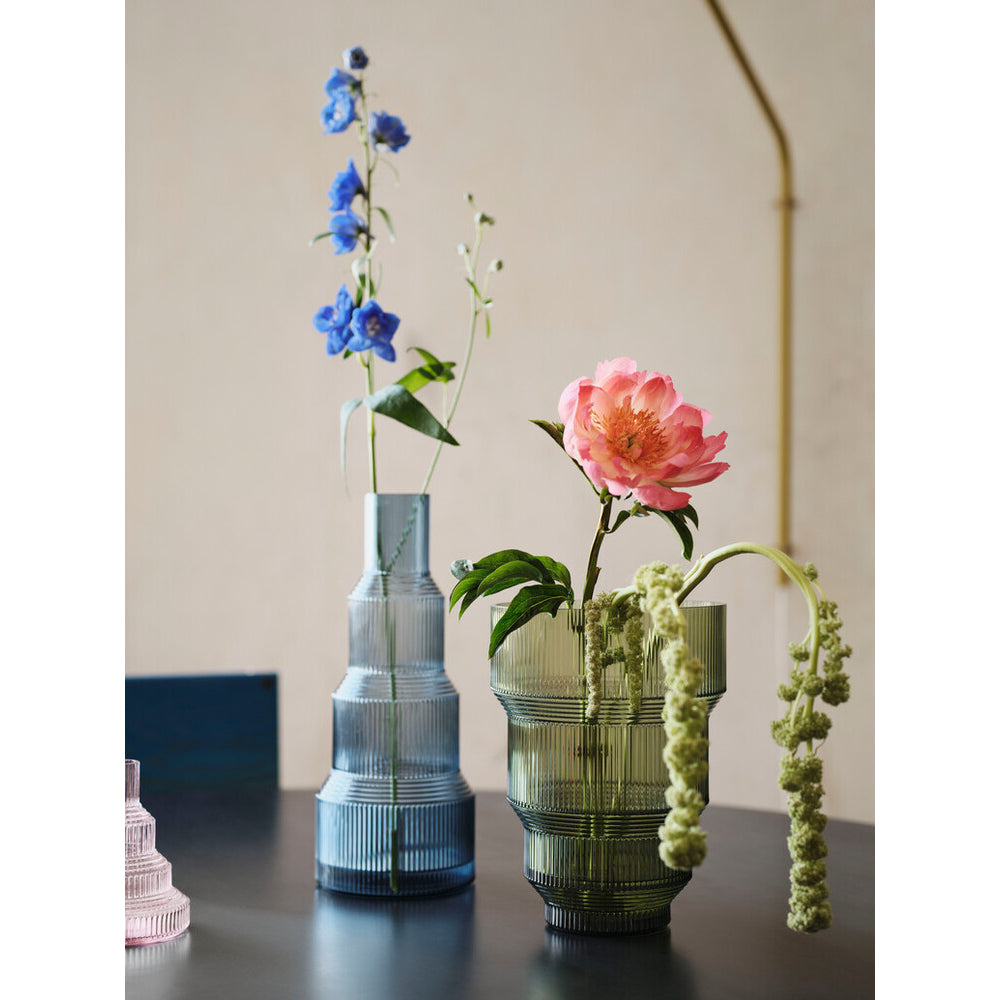 Kosta Boda Pavilion Vase Green 25.9cm