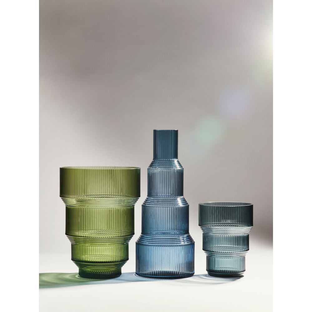 Kosta Boda Pavilion Vase Blue 35cm