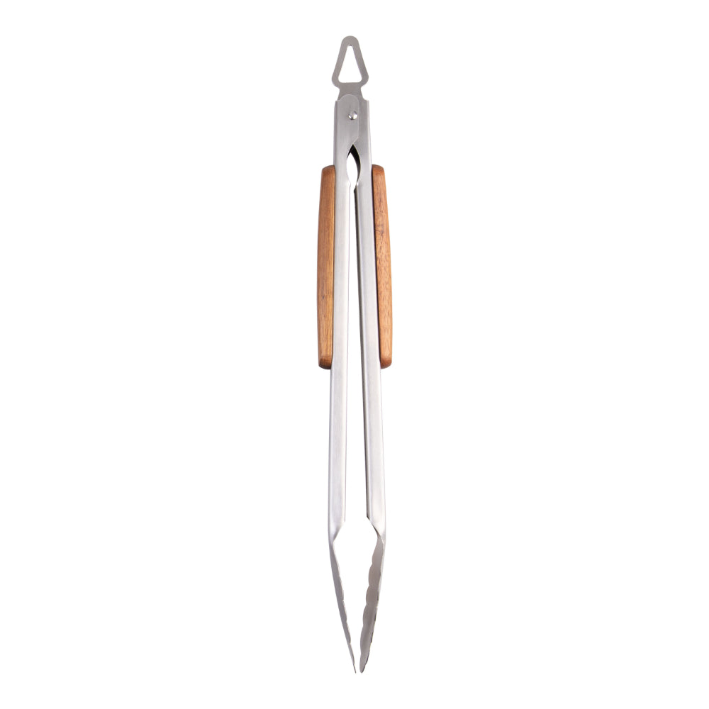 Urban Grill 3 Piece Barbeque Tool Set Acacia Handles With Carry Case