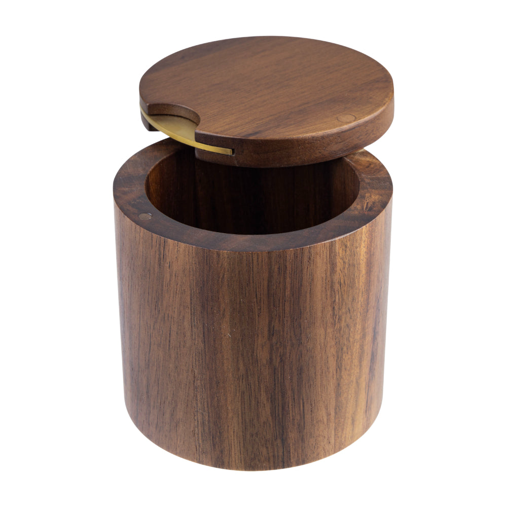 Alfresco Lane Acacia Wood Salt Cellar
