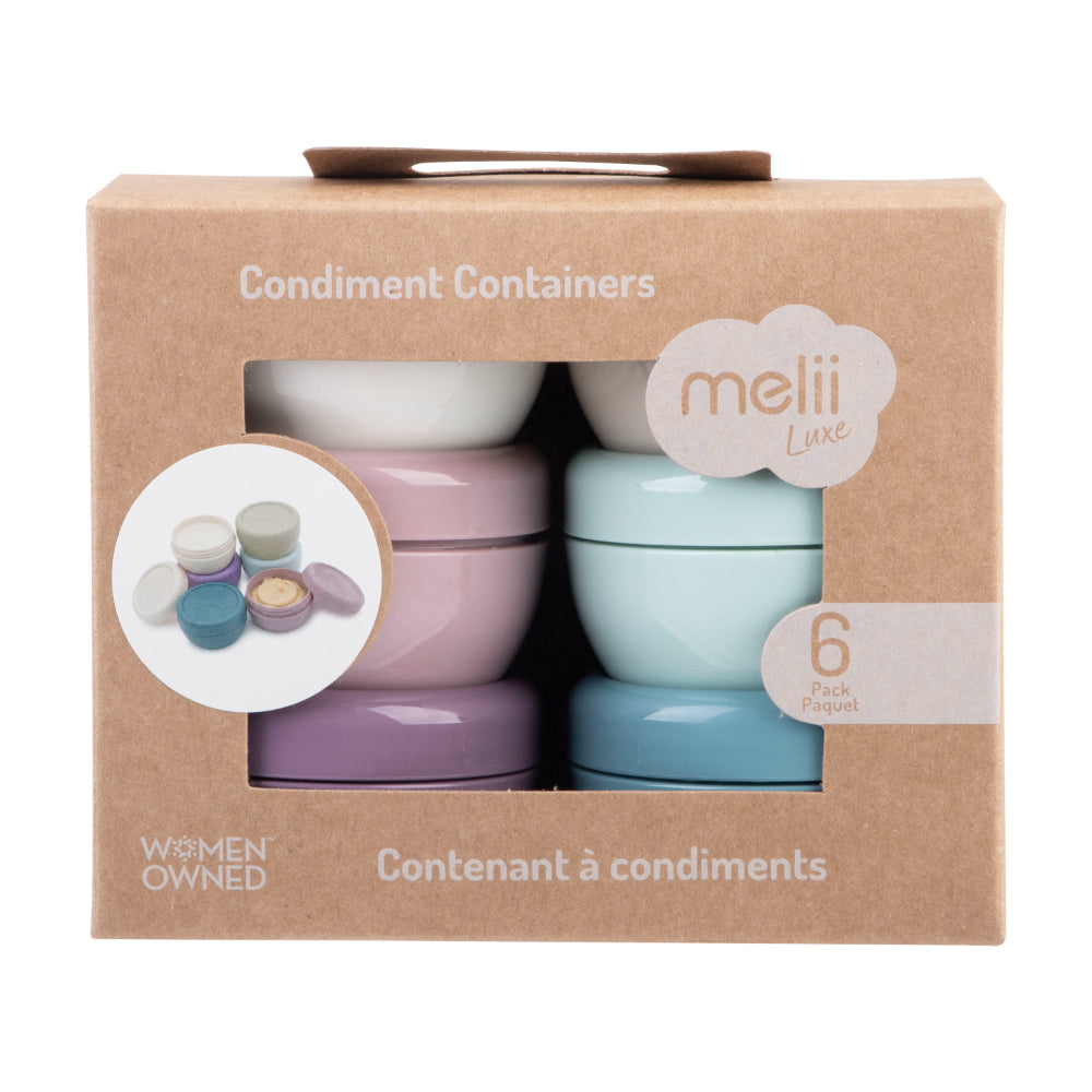 Melii Condiment Containers Set of 6 48ml