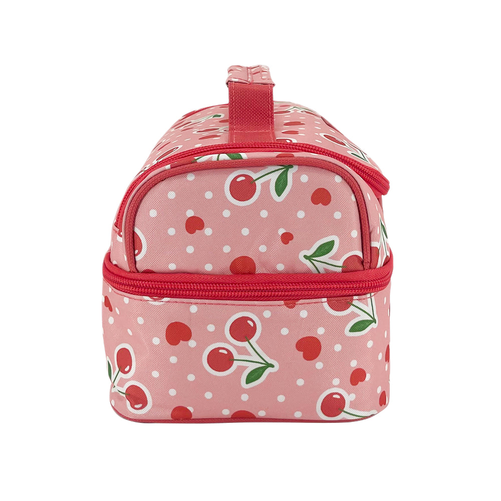 Sachi 'Style 235' Insulated Double Decker Lunch Bag Cherry Crush