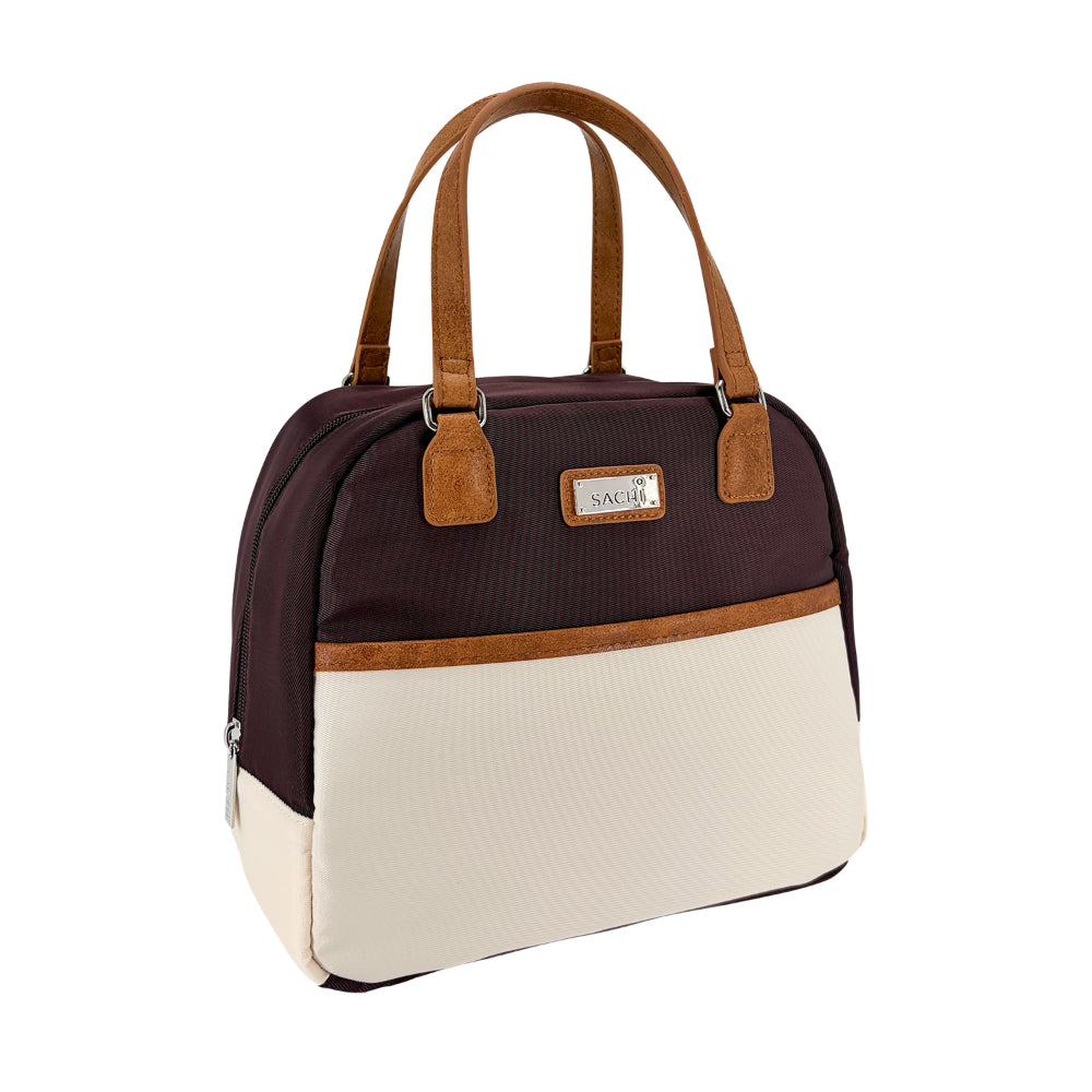 Sachi Style 237 Insulated Cali Lunch Bag Bordeaux Cream