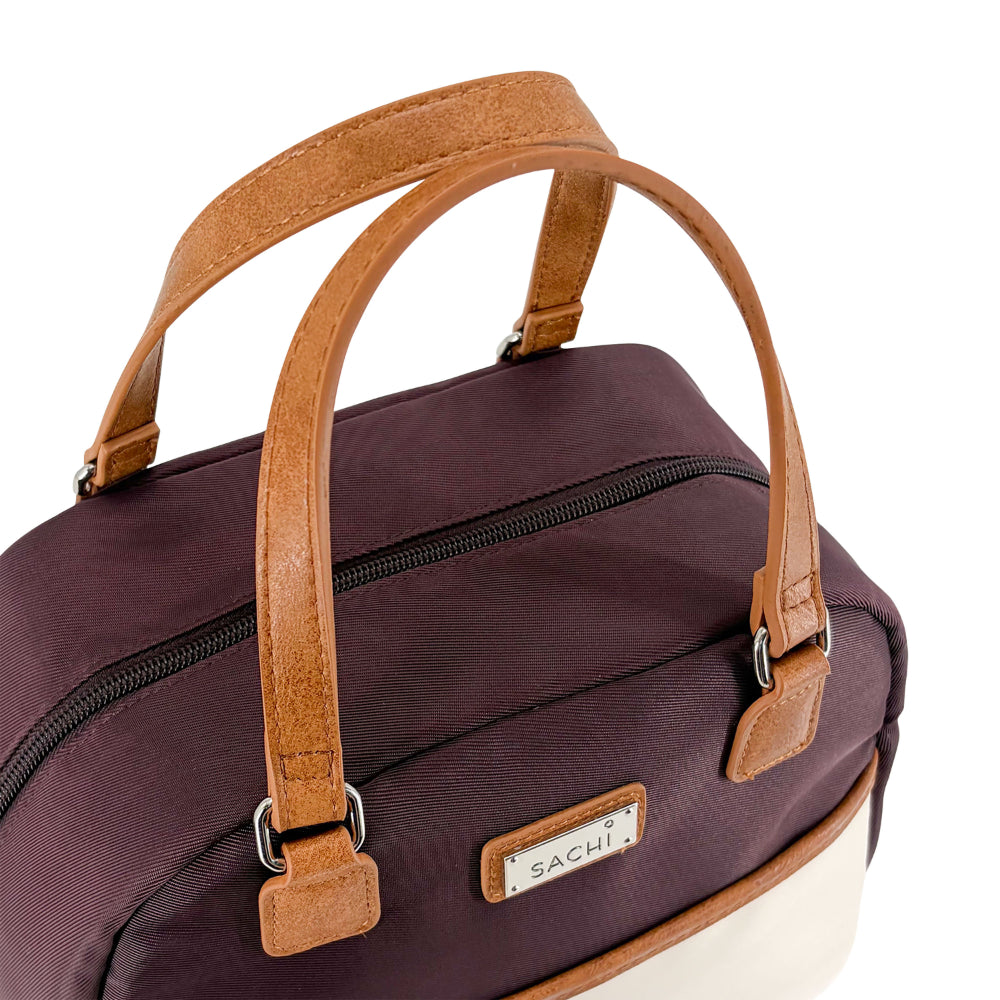 Sachi Style 237 Insulated Cali Lunch Bag Bordeaux Cream