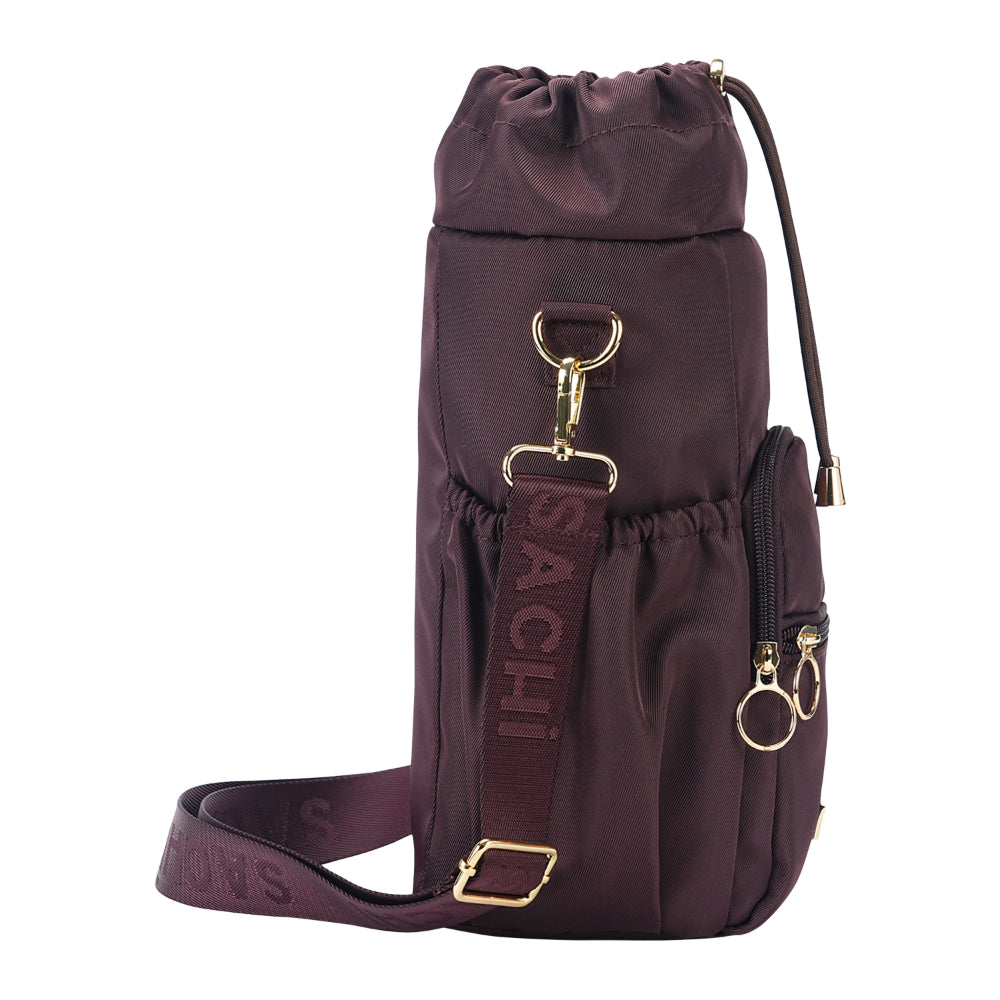 Sachi Crossbody Insulated Bottle Bag Bordeaux