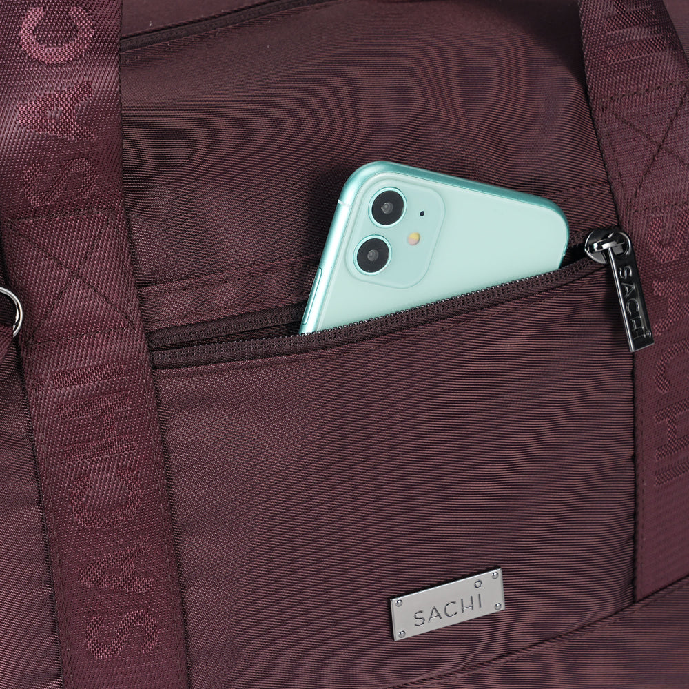Sachi Insulated Versa Adjustable Cooler Bag Bordeaux