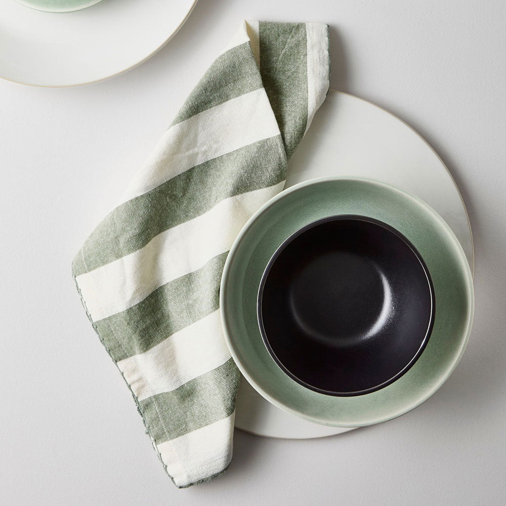 Salt & Pepper Taylor Stripe Napkin 45x45cm Set of 4