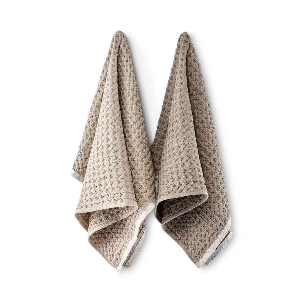 Salt & Pepper Waffle Tea Towel Set of 2