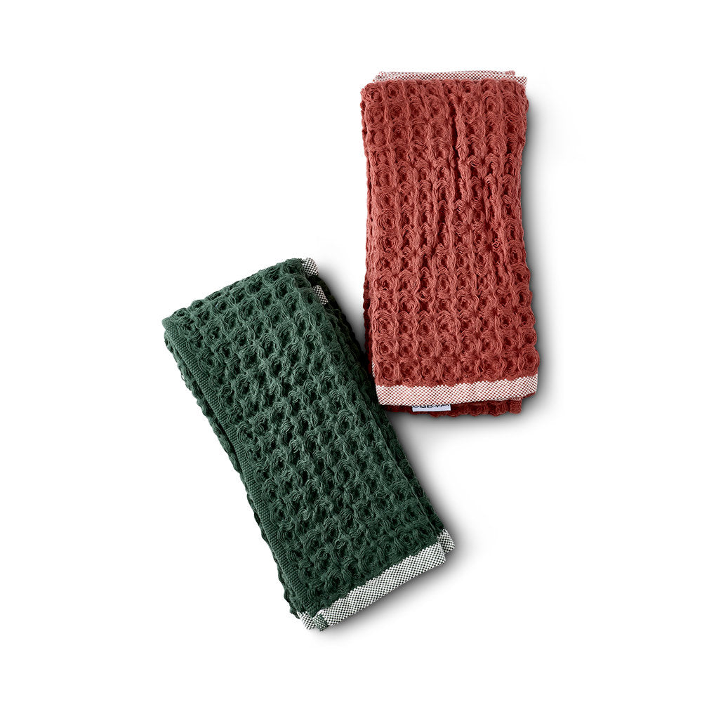 Salt & Pepper Waffle Tea Towel Set of 2