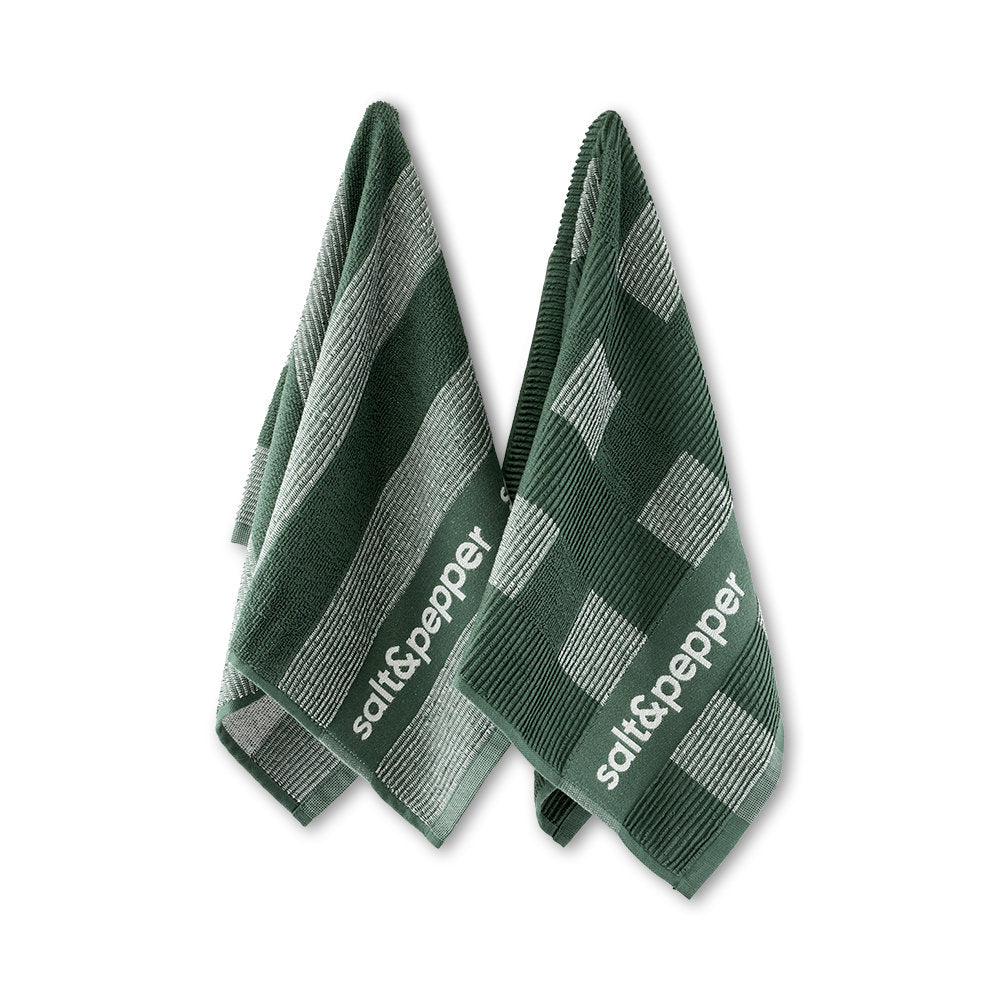 Salt & Pepper Logo Tea Towel Set of 2