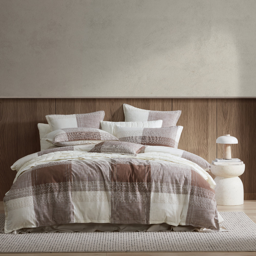 Platinum Collection Heritage Quilt Cover Set Coffee