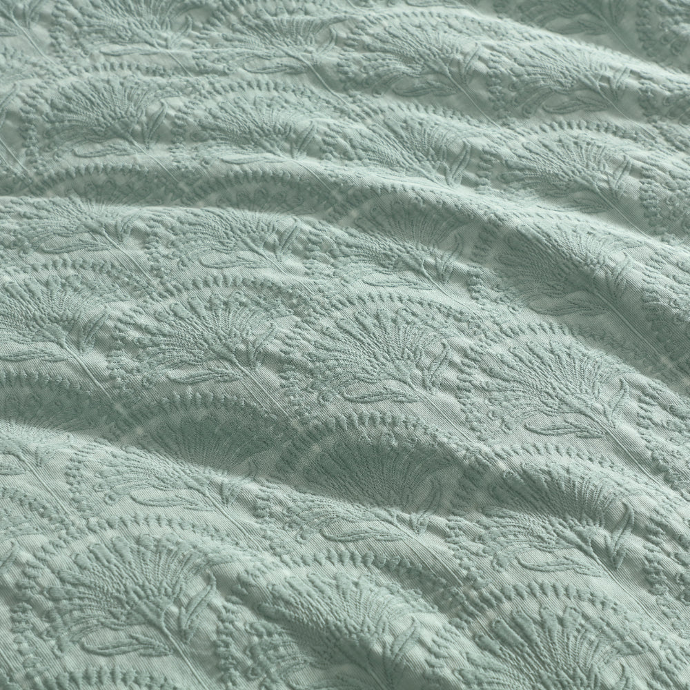 Platinum Collection Palmera Quilt Cover Set Sage