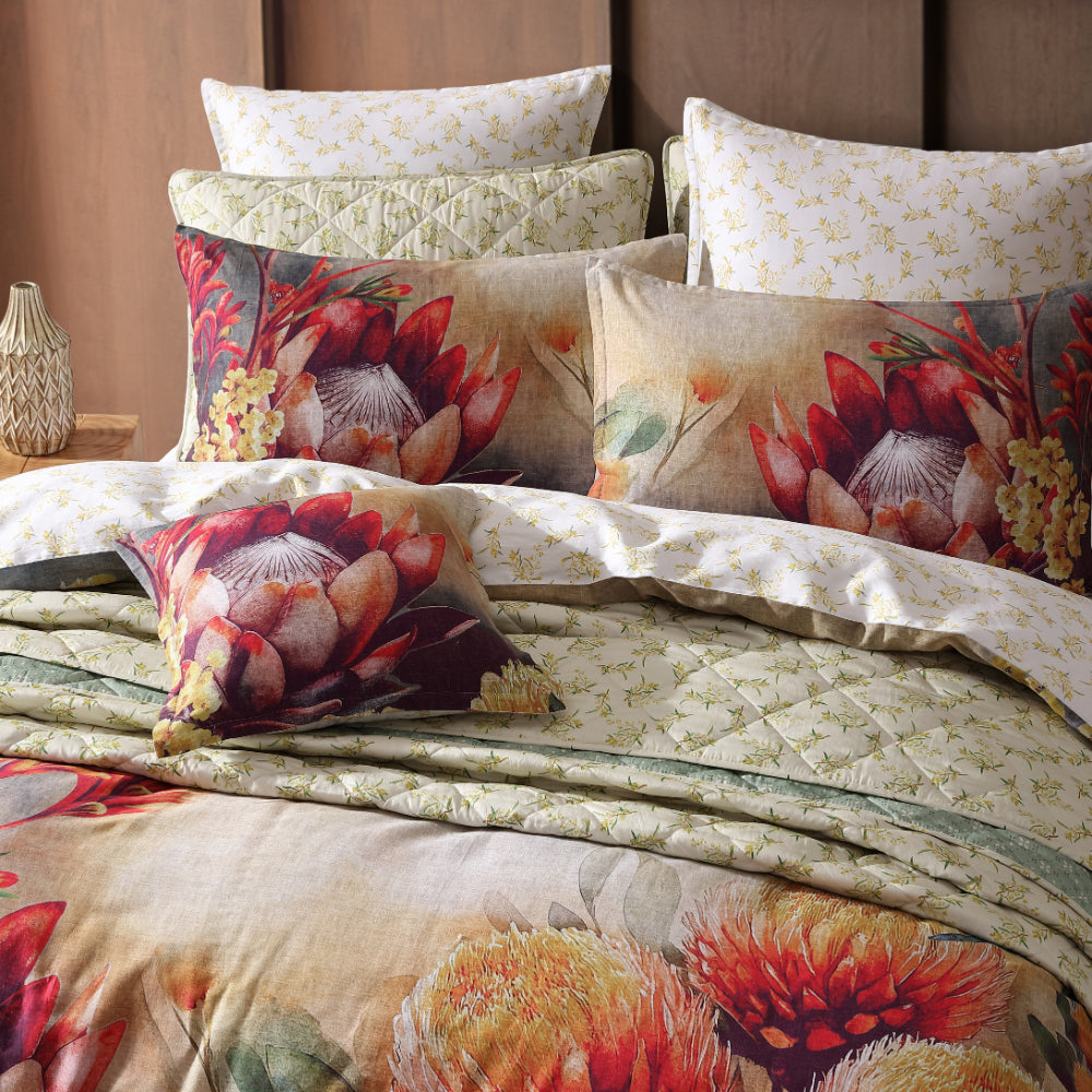 Logan & Mason Bunbury Quilt Cover Set Linen