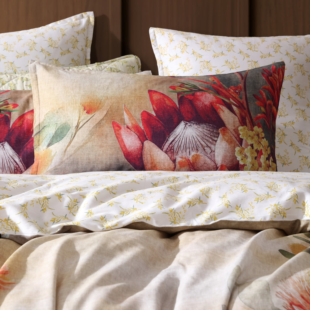 Logan & Mason Bunbury Quilt Cover Set Linen
