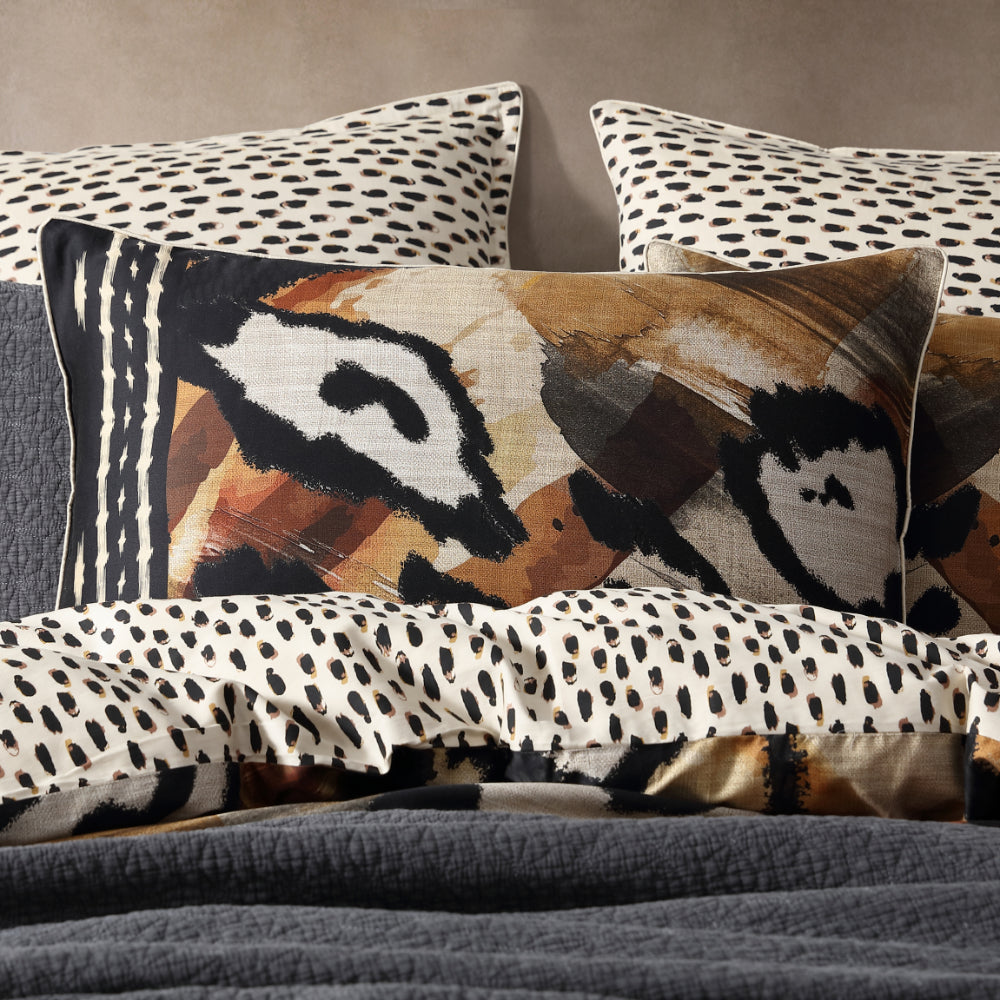 Logan & Mason Kasi Quilt Cover Set Linen