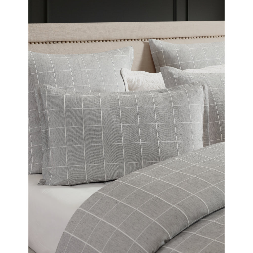 Private Collection Stratus Quilt Cover Set Charcoal