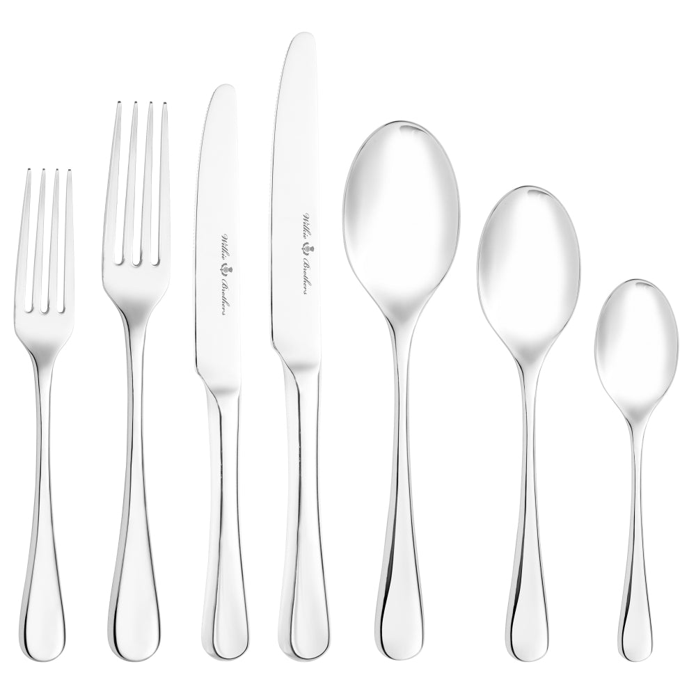 Wilkie Brothers 42 Piece Stuart Cutlery Set
