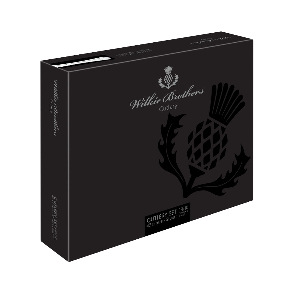 Wilkie Brothers 42 Piece Stuart Cutlery Set