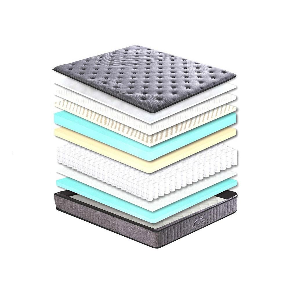 Casa Decor Pillowtop Bamboo Charcoal Pocket Spring  Mattress