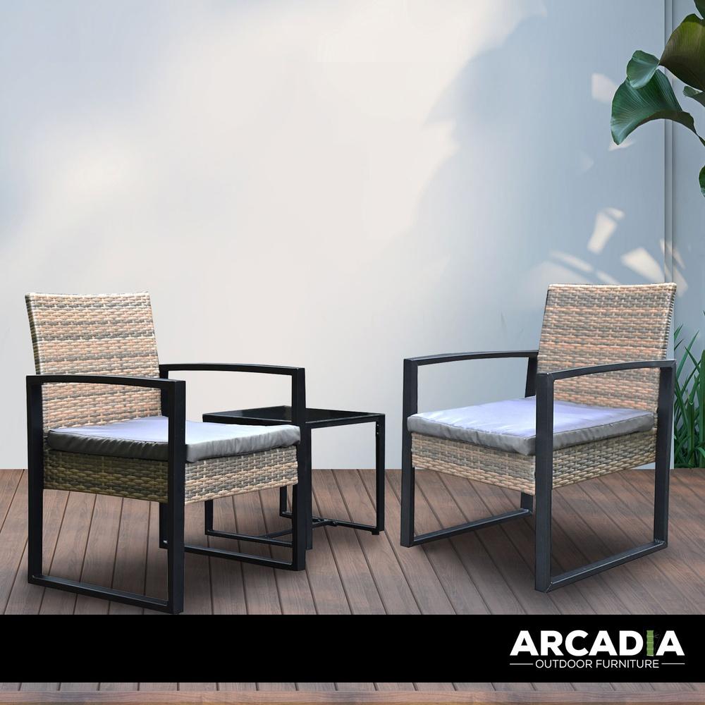 Arcadia Furniture Outdoor Wicker Rattan Patio Set