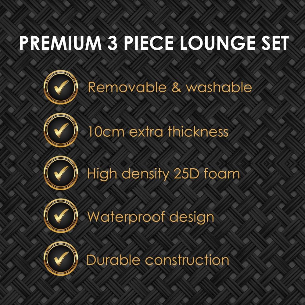 Arcadia Furniture Outdoor Rattan Sunlounge Set