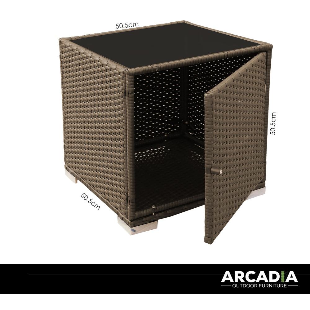 Arcadia Furniture Outdoor Rattan Sunlounge Set