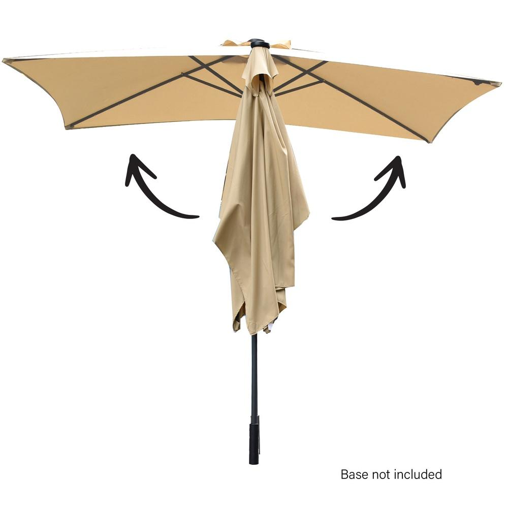 Arcadia Furniture Umbrella 3 Metre Umbrella With Solar Led Lights