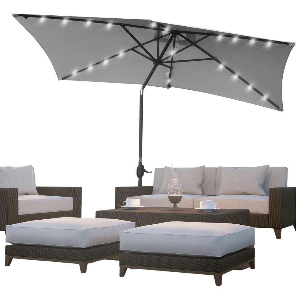 Arcadia Furniture Umbrella 3 Metre Umbrella With Solar Led Lights